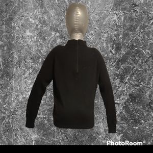 Designers Originals Luxelon Medium Black Half Zip Sweater